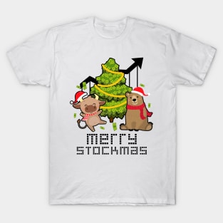 Stock Market Trading Men Kids Women Stocks Ugly Christmas T-Shirt